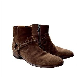 John Varvatos Eldridge Harness Men’s Suede Boots